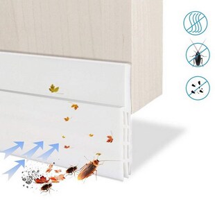 Door Sweep Weather Stripping Soundproof Rubber Bottom Seal S