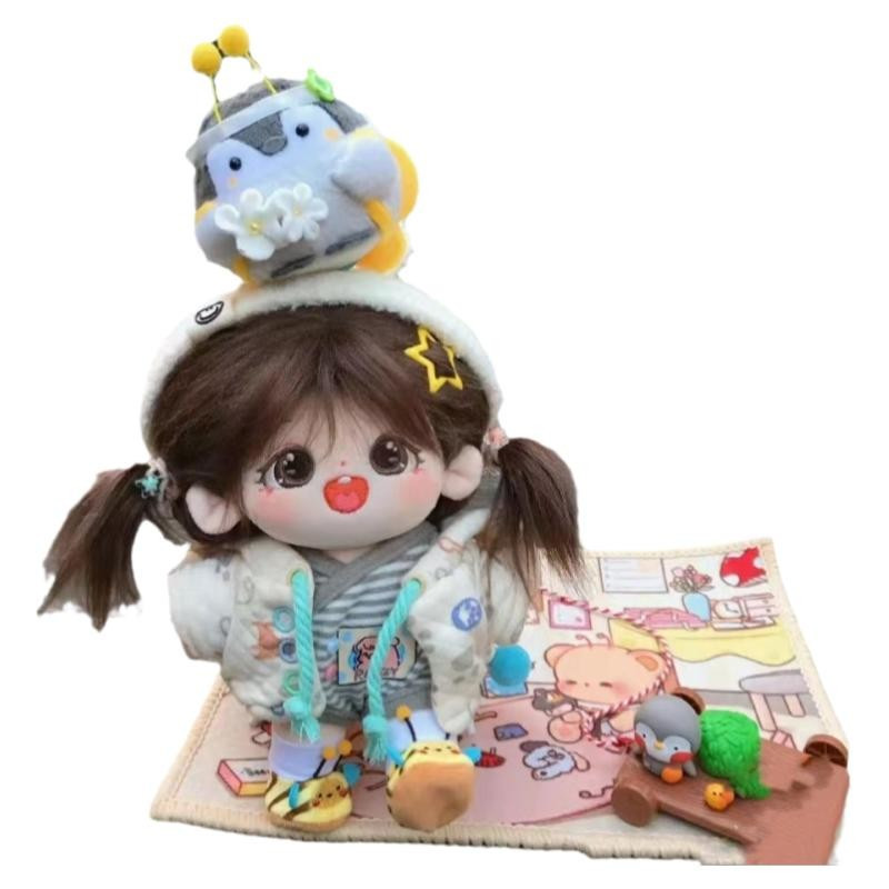 栗粒棉花娃娃20cm古力古力娃娃女生人形公仔毛绒人偶礼物送女生,模玩/动漫/周边/娃圈三坑/桌游,棉花娃娃,淘宝优惠券,粉丝福利购,淘宝优惠卷