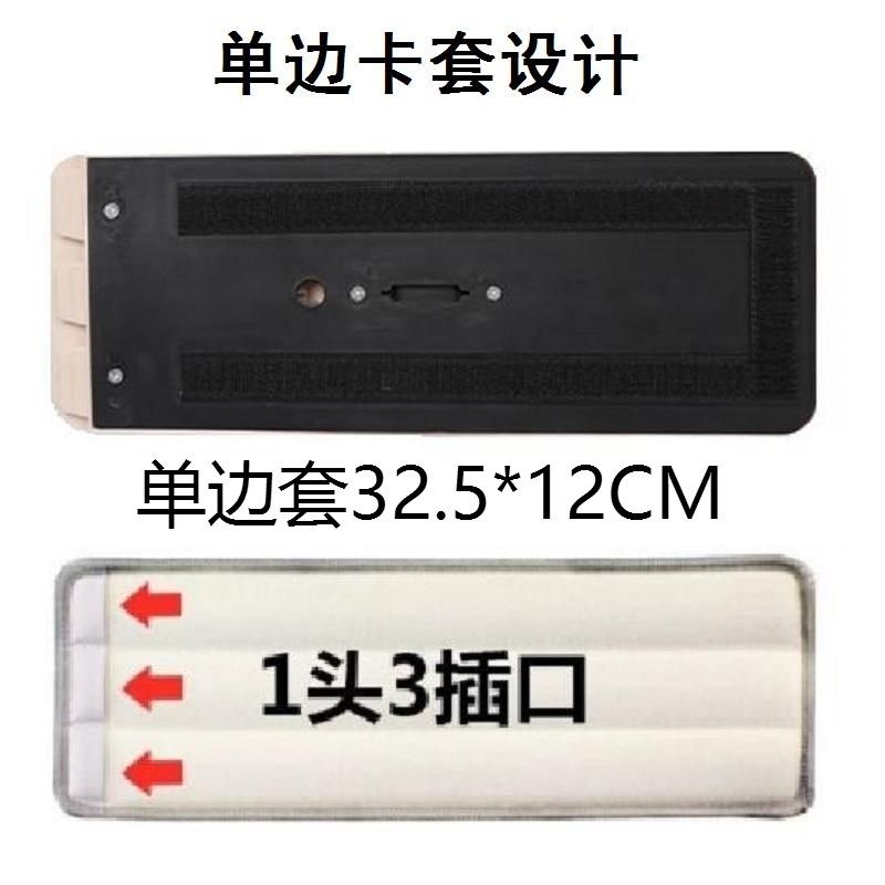 免手洗平板拖把替换布32.33.35.42.45cm粘扣式拖布头替换布十片装