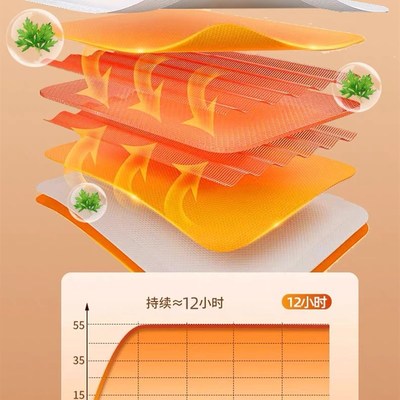 新品冬季暖脚贴防寒艾草暖足贴女生用自发热N鞋垫暖脚底热敷贴宝