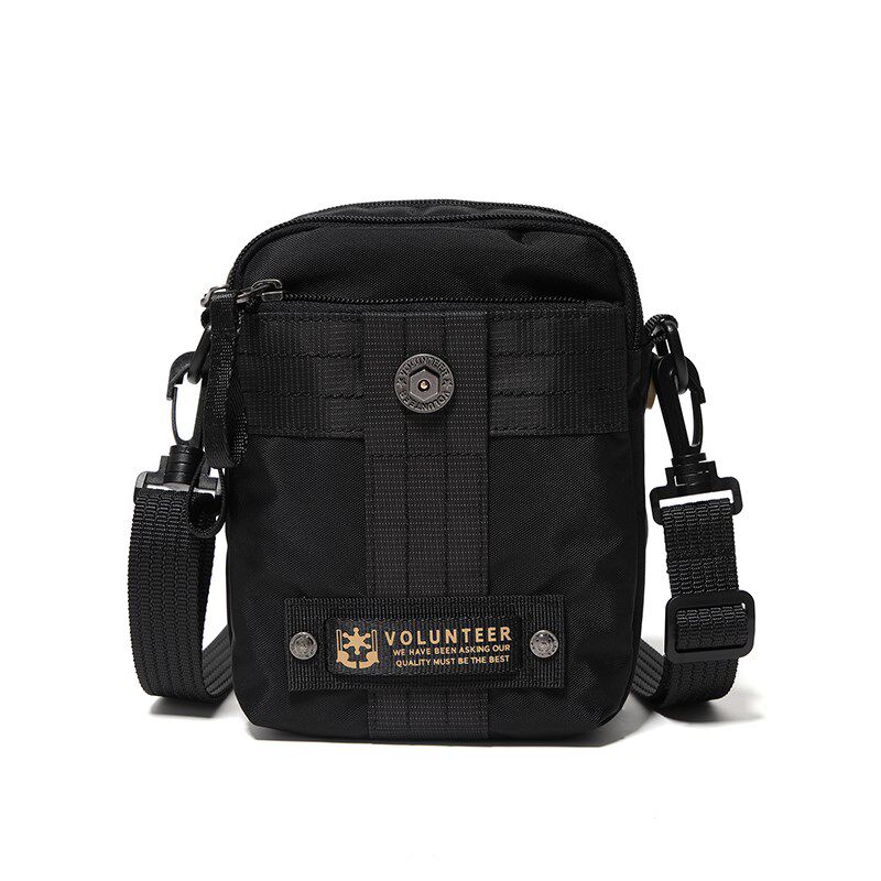 斜挎包男士外出便携小包手机包休闲牛津布包男款上班通勤单肩包男