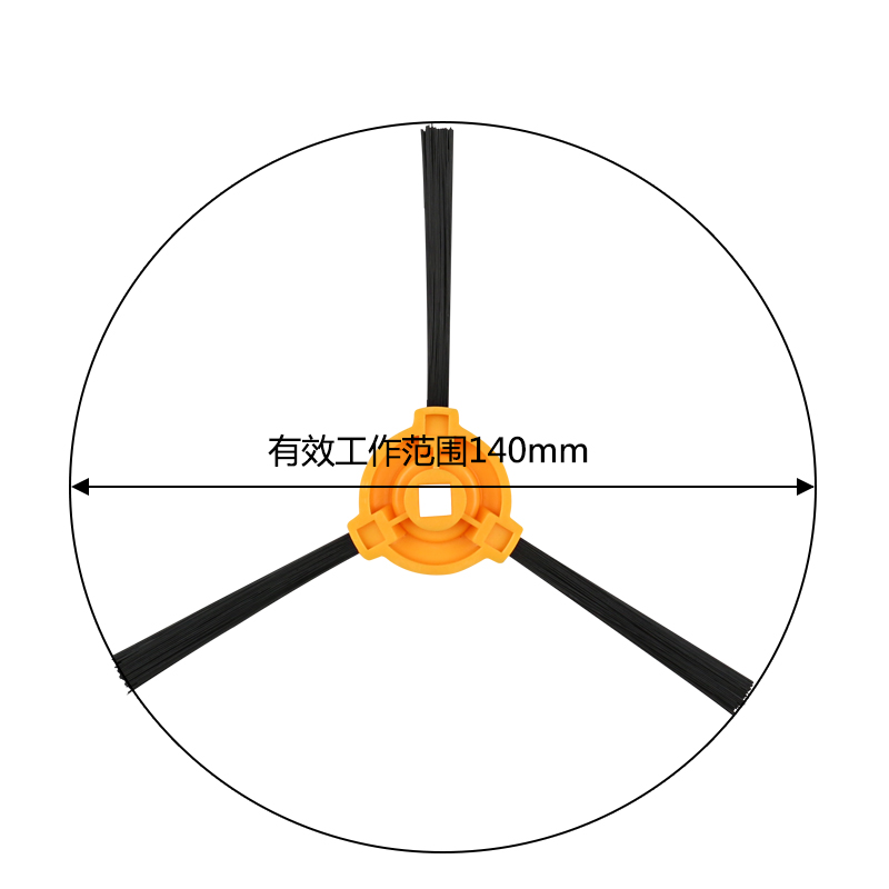 推荐科沃斯扫地机器人u2配件边刷凌云DN621+灵动DN620乐乐梦净毛