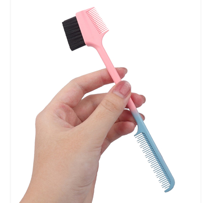 现货Dual Head Edge Brush Edge Control Hair Comb Hair Styling