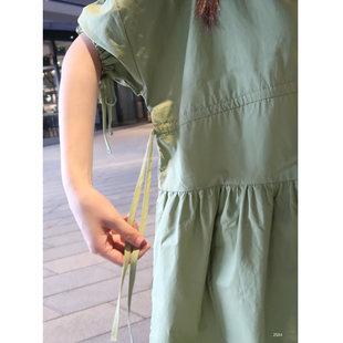 牛油果绿孕妇连衣裙时尚宽t松大码A版中长款纯棉娃娃裙孕妇装夏天