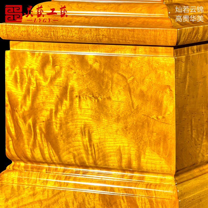 金丝楠木骨死盒实木黑檀木盒档寿高青莲灰人棺材云南贵州加大男女