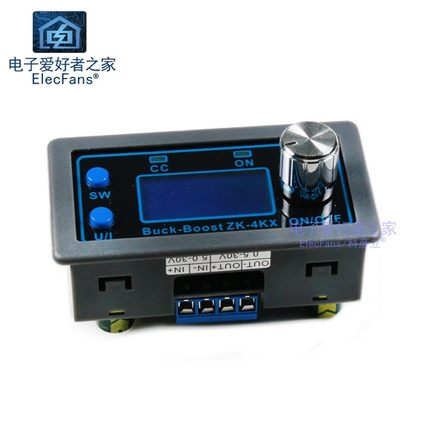 可编程升降压直流可调稳压电源恒压恒流板太阳能充电表模块ZK-4KX