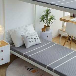 学生宿舍床垫上下铺熊m0.床垫90x190cm床单人0.8呼呼寝室床垫9m