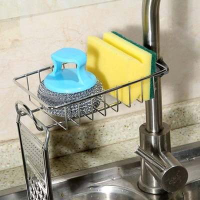 速发Faucet rack stainless steel kitchenware sink rack sink