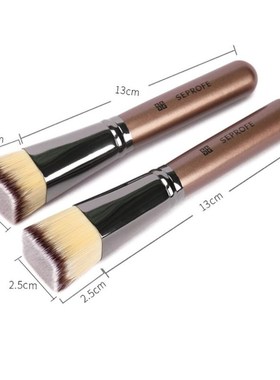 1pc Professional Foundation Makeup Brushes Tilt Flat head me