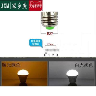 速发照明LED灯泡0.5瓦1瓦1W3瓦5瓦7W9W18W12E14E27节能螺口暖白球