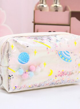 Large Capacity Pencilcase Star Pencil Case Glitter School P