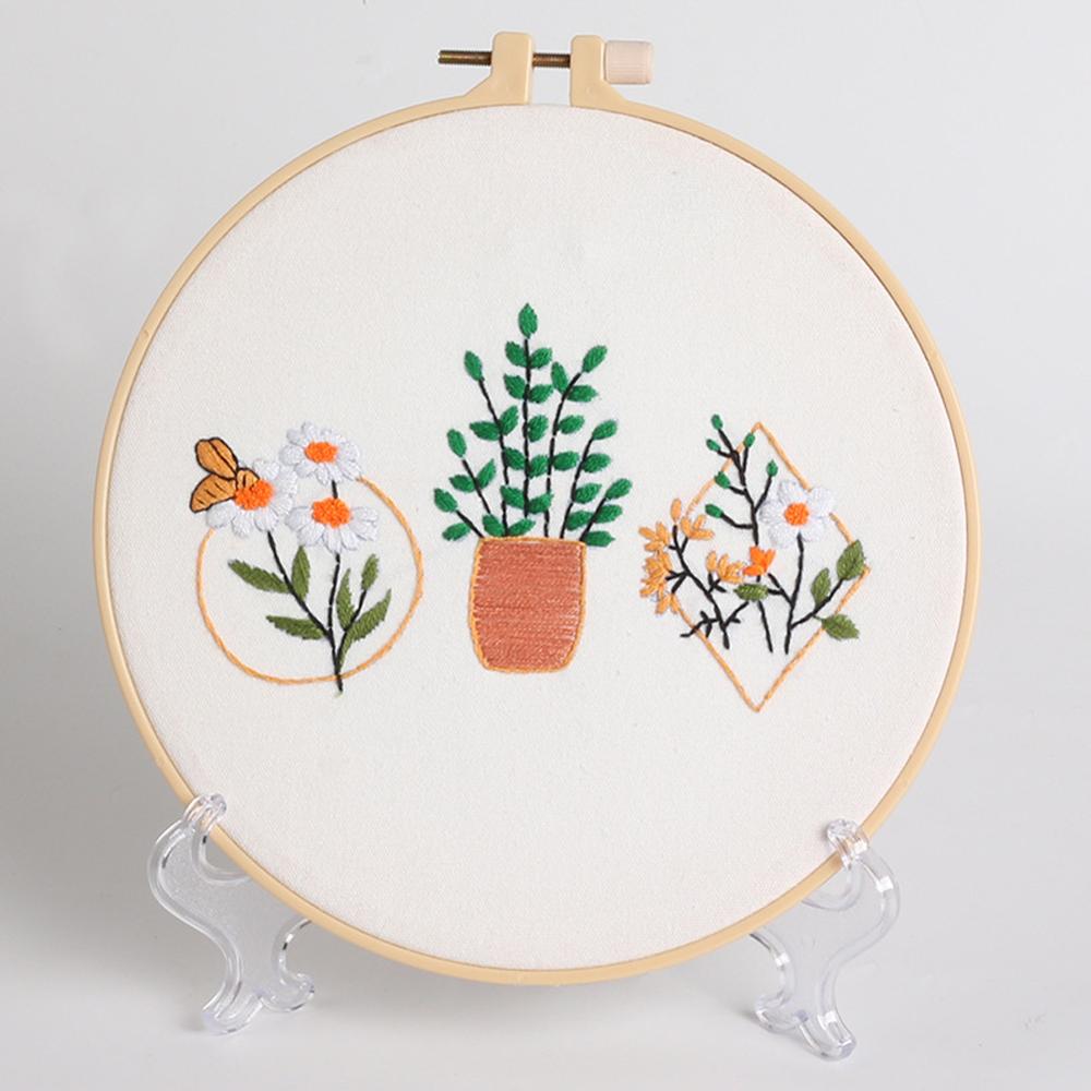 推荐DIY Embroidery Cross Stitch Kit Plant Cactus Monstera