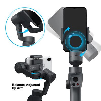 极速Funsnap Handheld Gimbal Stabilizer Track Focus Pu