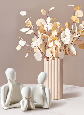 现代简约一家三四口摆件酒柜z电视柜客厅装饰品轻奢办公室桌面