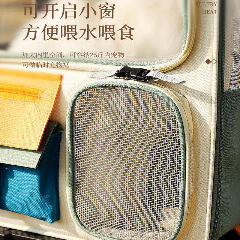 现货猫包外出便携猫咪背包宠物双肩包书包保暖坐车神器狗狗大容量