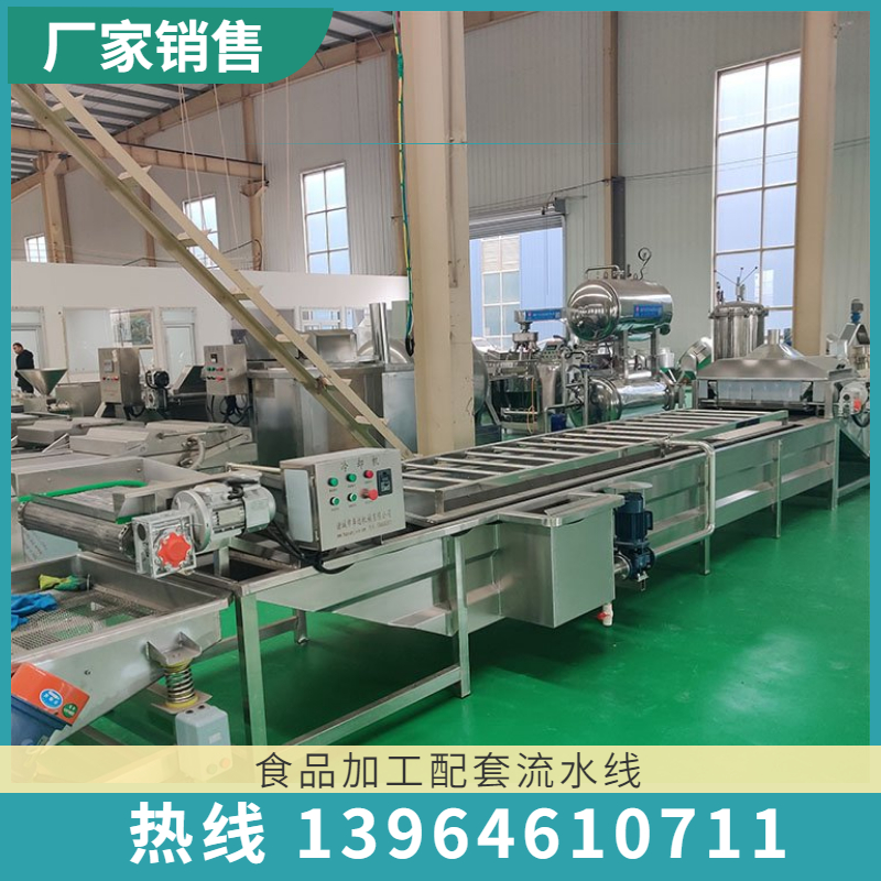 全自动果蔬气泡清洗机豆芽芹菜冬笋洗菜机海鲜毛豆香椿清洗流水线