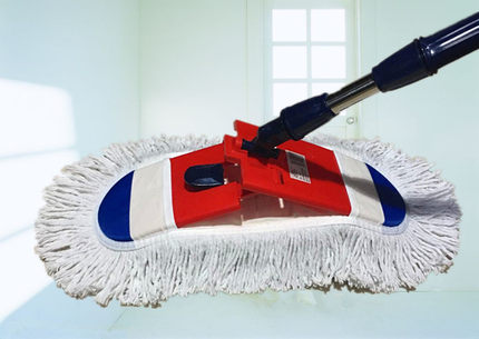 推荐。平板大拖把家用懒人瓷砖地木地板扦把专大号拖布夹一拖净干