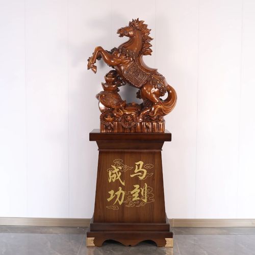 马到成功招财马摆件落地马客厅办公室公司酒店乔迁工艺品开业礼品