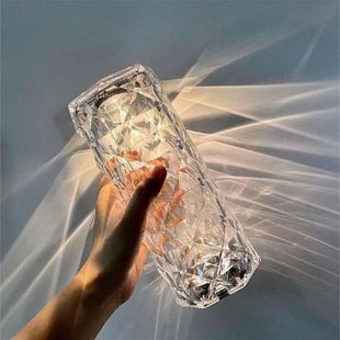 Crystal Table Lamp Atmospher 速发Nordic Rose Projection