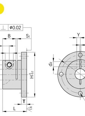 STHWCBL/STHWCL 12 16 20 25 30 35 40 50光轴固定座导向轴支座