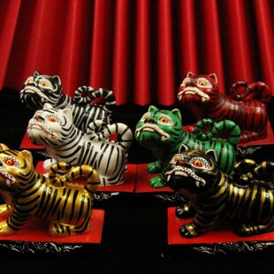 【闽南朝天宫心默园文创】虎爷将军金木水火土色五色俱全