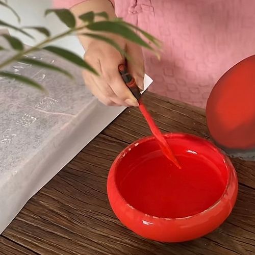 百福图纯手工拓印朱砂拓片入户门装饰客厅玄关挂画福字中式装饰画