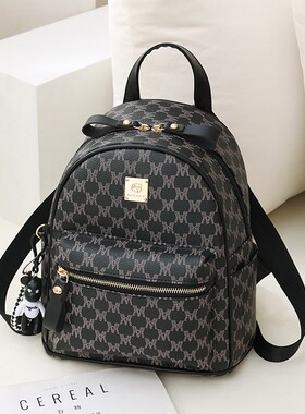 潮牌新款超火双肩包m女士夏时尚双肩背包小包百搭出差休闲旅行背