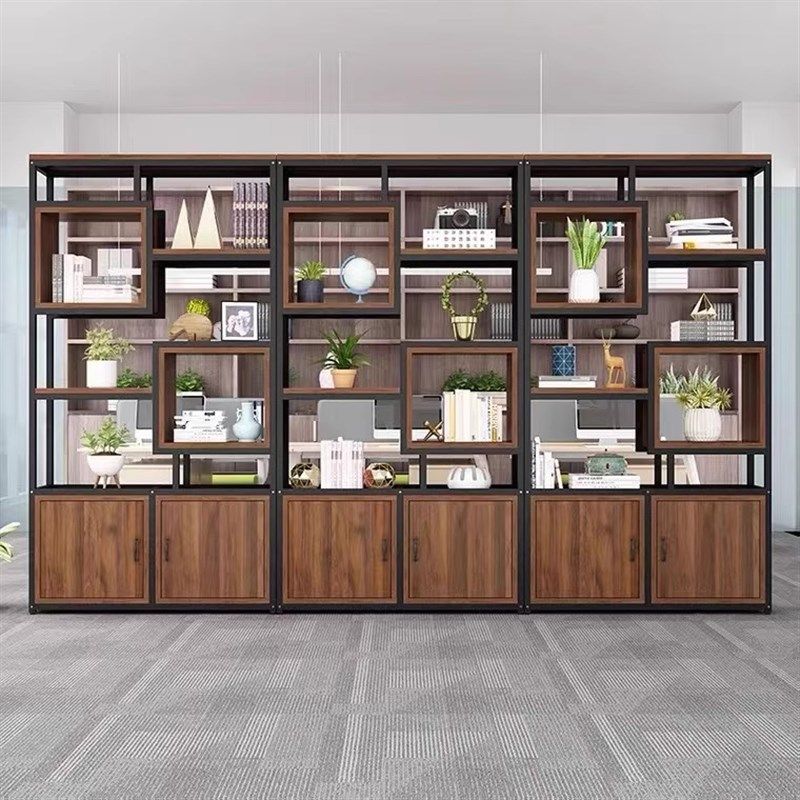 书架落地多层书柜办公室现代简约屏风花架客厅铁艺隔断墙置物架,住宅家具,搁板/置物架/家用陈列架,淘宝优惠券,粉丝福利购,淘宝优惠卷