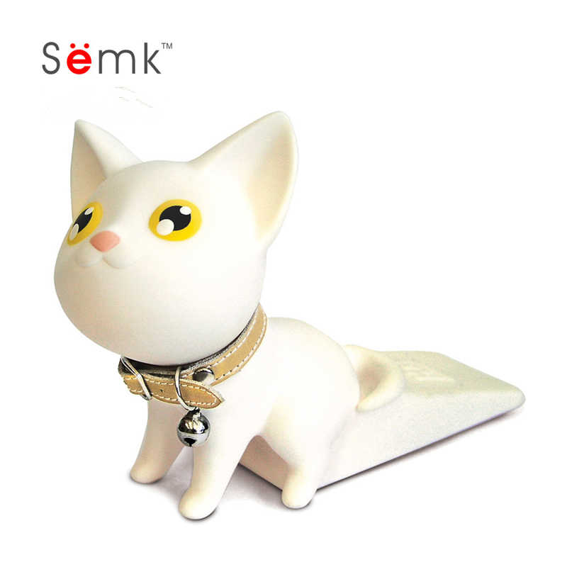 semk正品g卡通小猫咪创意门挡门塞防夹手可爱家居桌面摆件装饰品