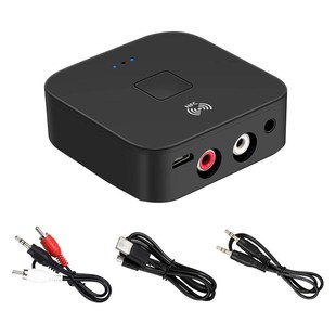 Receiver Wireless Jack RCA 3.5mm APTX 5.0 Bluetooth