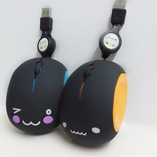 mini Computer Mouse Small Cute Mouse for Girls Cartoon USB C