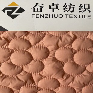 FZ0017消光尼丝纺400T绗绣面料 有线棉衣棉服绗绣面料 厂家直发