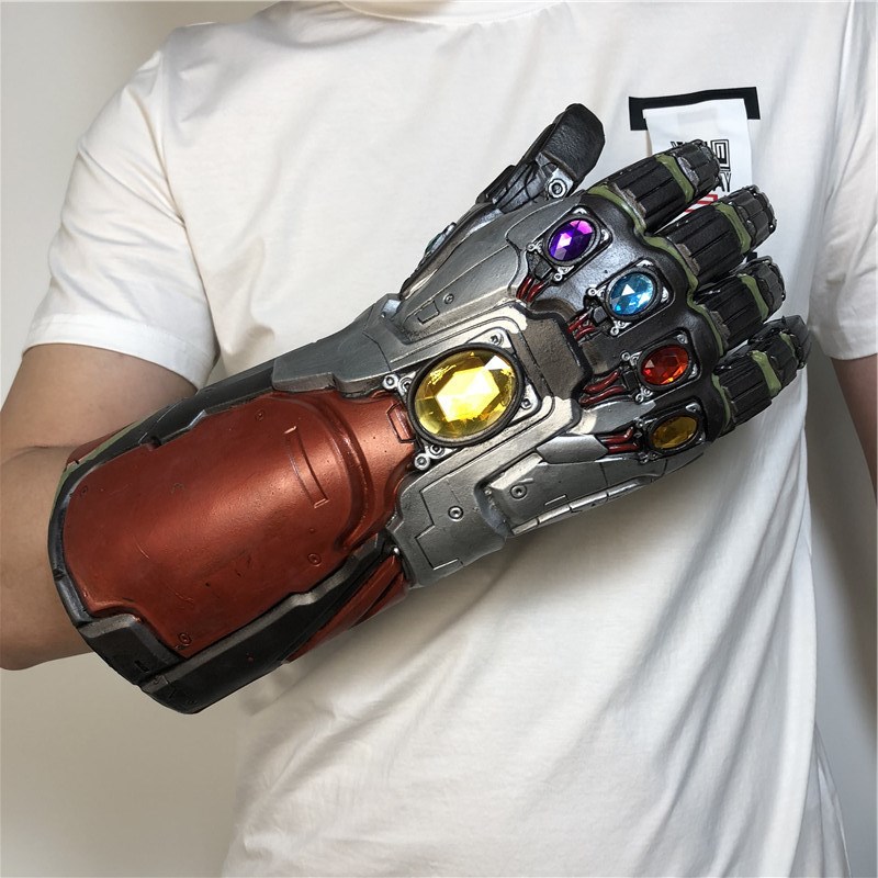 11 Iron Man Gauntlet LED Light Tony Stark Thanos Cosplay La