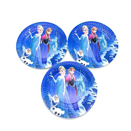 Snow Queen Birthday Disposable Cartoon Frozen Anna Elsa Part
