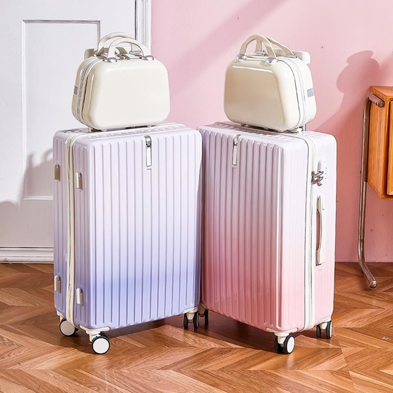渐变色行李箱女高颜值网红拉杆箱28大容量学生密码旅行皮箱子26寸,箱包皮具/热销女包/男包,旅行箱,淘宝优惠券,粉丝福利购,淘宝优惠卷