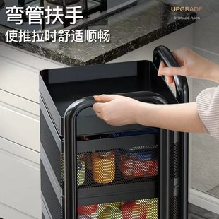 旋转置物架厨房蔬菜落地多层水果收纳架家用转角可旋转菜篮子菜筐