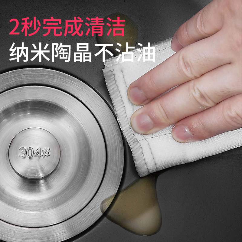 黑色纳米吧c台小水槽单槽阳台304不锈钢厨房洗菜盆水池小号台下盆