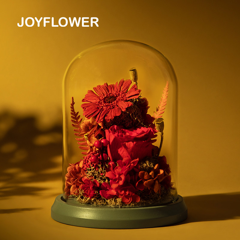 joyflower向日葵永生太阳干花生日礼物盒 新年跨年送女生朋友闺蜜