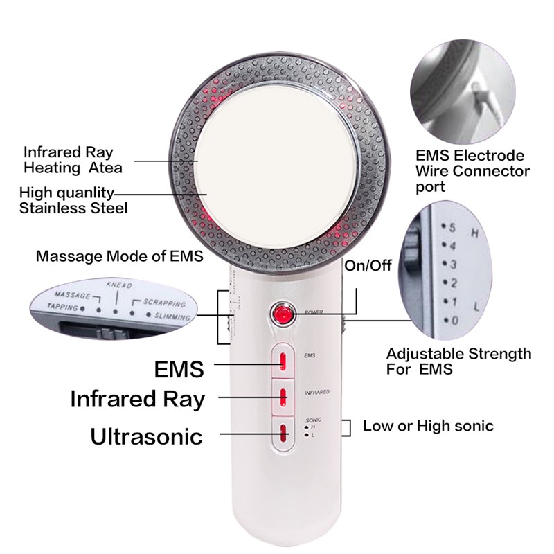 推荐Ultrasound Cavitation EMS Body Slimming Massager Weight