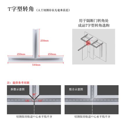 速发贸驰 活动屏风隔断 折叠门吊轮 拉门滑轨 万向移门轨道XW002-