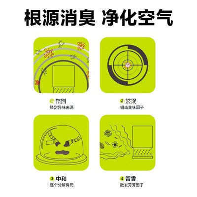 空气清新香氛栀子除臭净化香薰晶珠室内飘香清去味与小仓熊