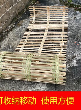 竹编围栏圈鸡鸭鹅笼护栏装饰道具竹篱笆菜园小院栏摆摊卖鸡养殖栏