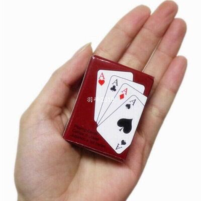 厂家1 Set Mini Cute Dollhouse Miniatures Poker Home Decorati