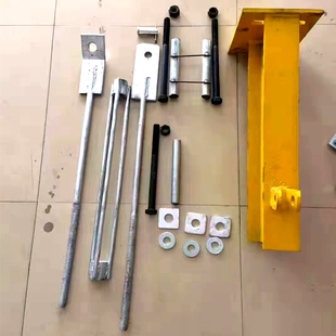 悬挑梁工字钢新型预埋件支撑斜拉杆花篮式悬挑架建筑外墙承力架