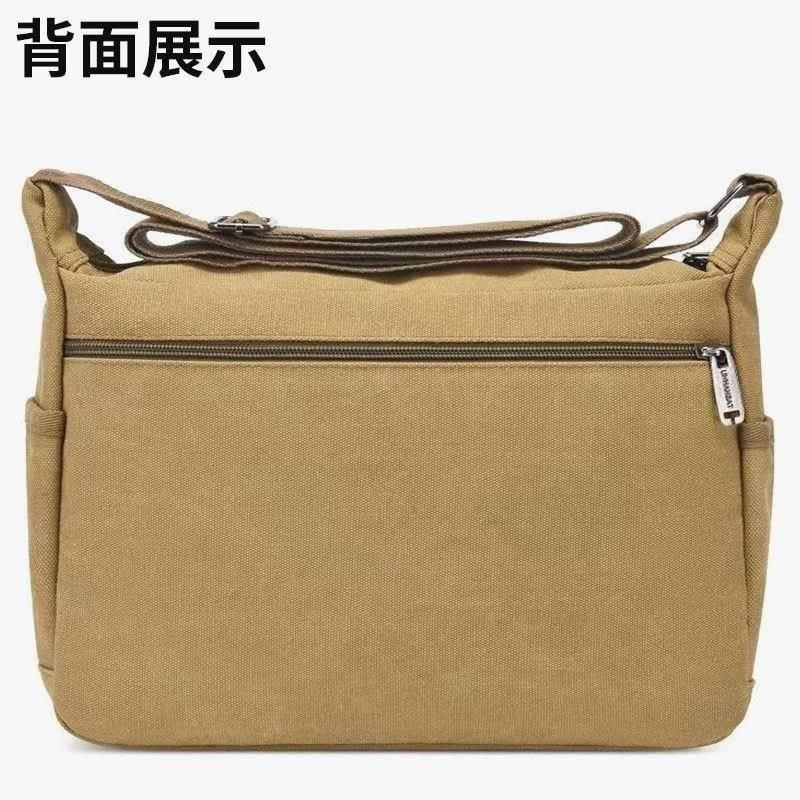 工地单肩包加大帆布包男包耐磨工具包大号劳保包斜挎大容量旅行包