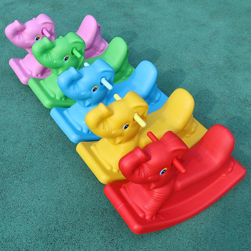 幼儿园宝宝木马小孩塑料摇摇马坐骑小木马骑马室内游乐场户外设备