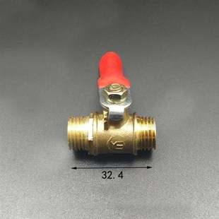 BSP Hole Water Gas Brass Male PSI DN8 Ball Valve