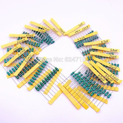 20*10pcs=200pcs 0410 1/2W y0.5W Color circle Coils Inductor