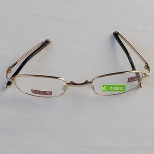 150 350 200 300 400度男女 250 折叠老花镜玻璃耐磨镜片100