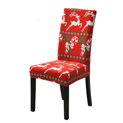 速发Christmas Chair Cover Household Elastic Chair Cover Euro